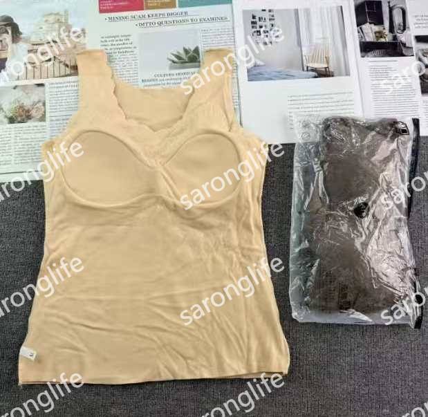 外贸库存保暖内衣固定杯蕾丝保暖衣女聚拢收副乳保暖内衣无痕外穿