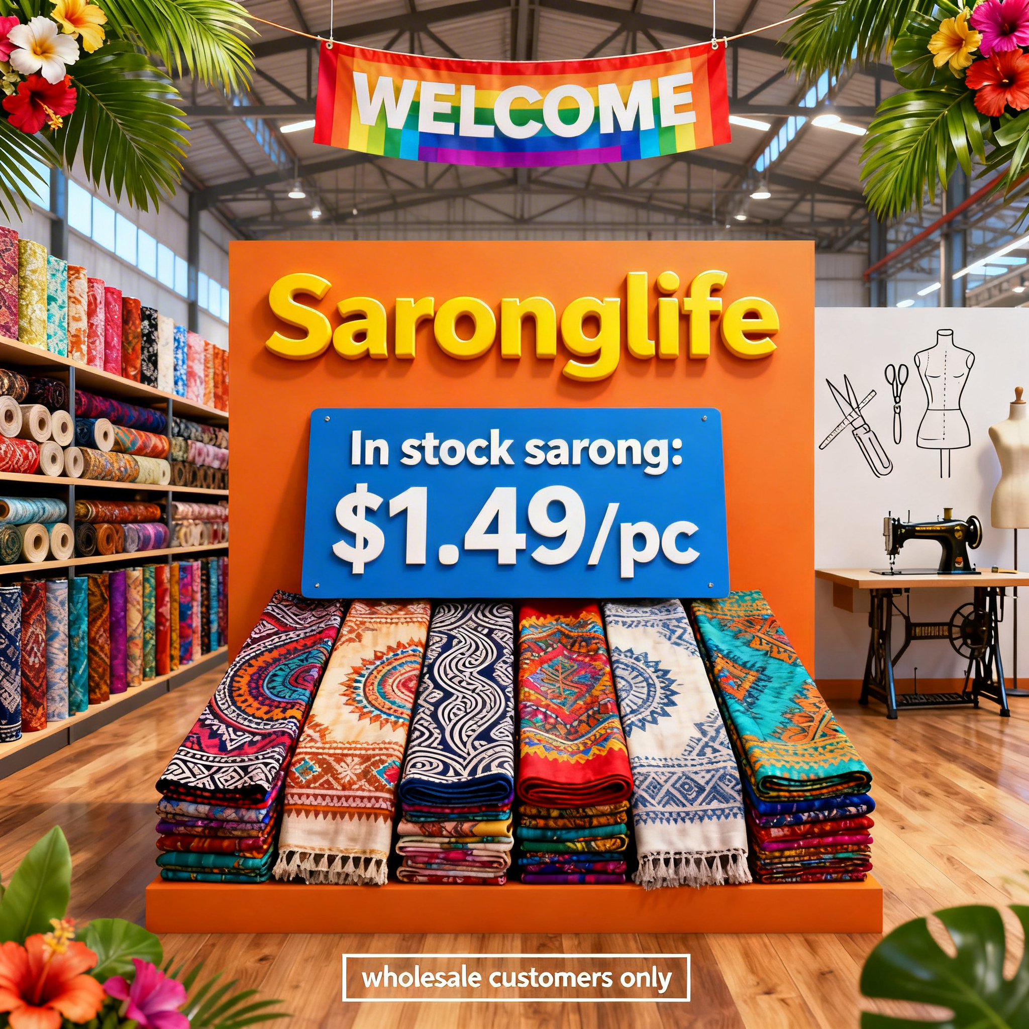 sarong样品