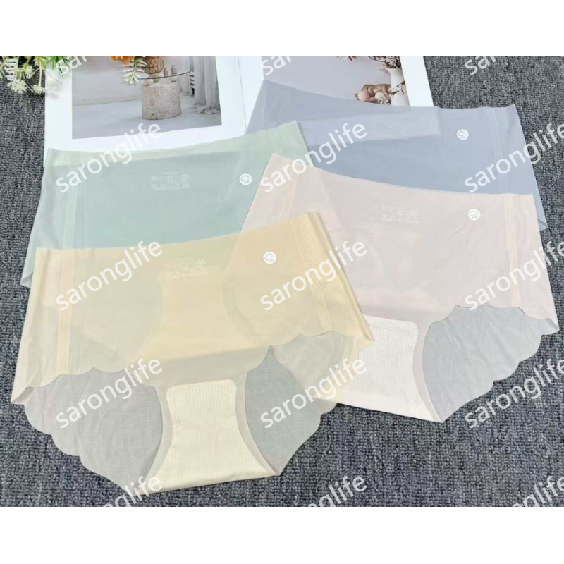 外贸出口库存情趣女士内裤超薄3D立体无痕面膜裤冰丝云朵高腰内裤