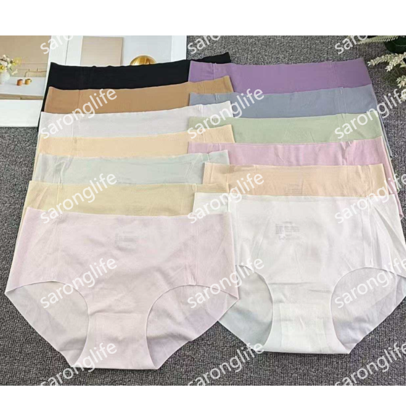 外贸出口非洲中东库存高腰女士内裤简约纯色一片式女士无痕女内裤